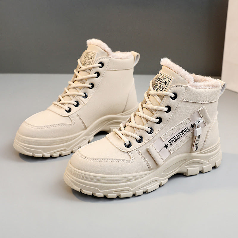 Bottes Hiver Féminines – Chaussures Neige Chaudes et Sûres
