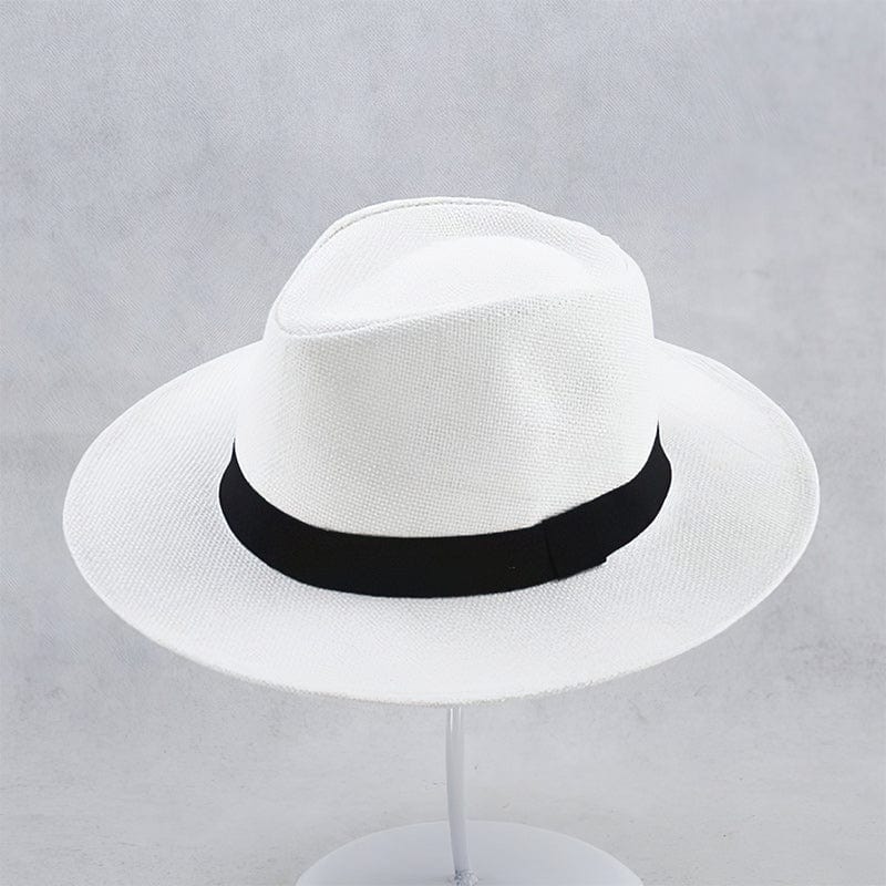 Chapeau de paille Chic à Bords Plats - LuxeStyle