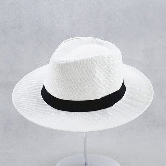 Chapeau de paille Chic à Bords Plats - LuxeStyle