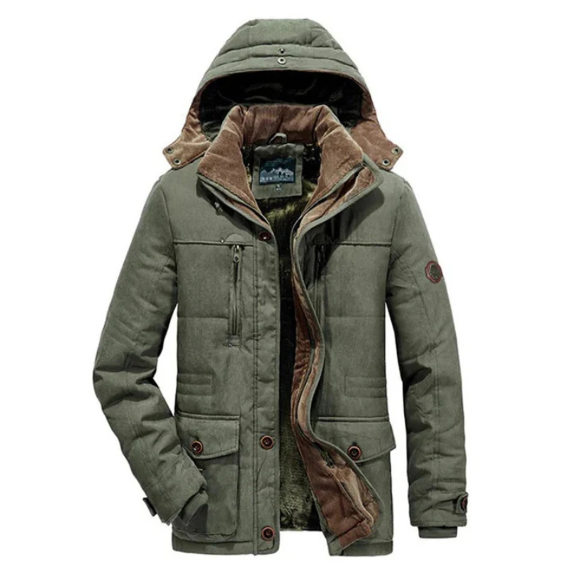 Veste Hiver Chaude pour Homme avec Capuche