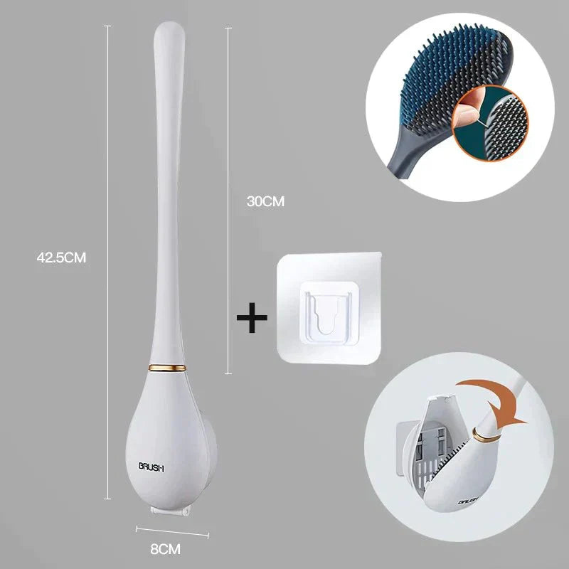 Brosse WC Longue Manche Douce