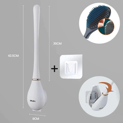 Brosse WC Longue Manche Douce