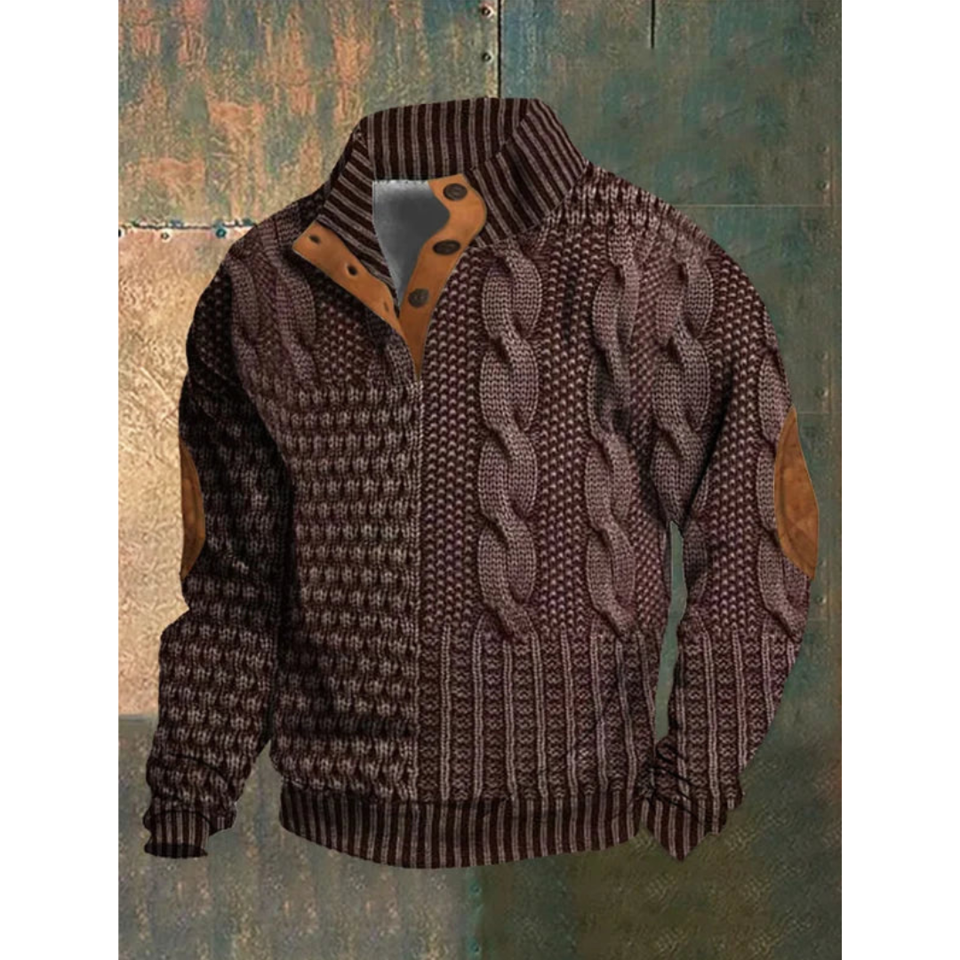Pull En Laine Douillet Pour Hommes Hiver