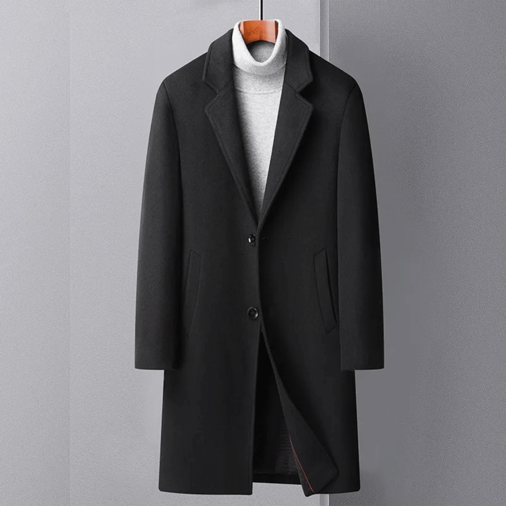 Manteau Hiver Homme À Boutons Long