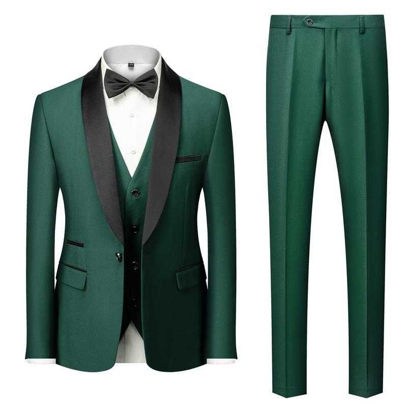 Costume Homme Classique Noir avec Nœud Papillon Élégant