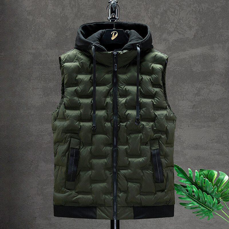 Veste décontractée légère sans manches avec fermeture éclair et poches côtés - LuxeStyle