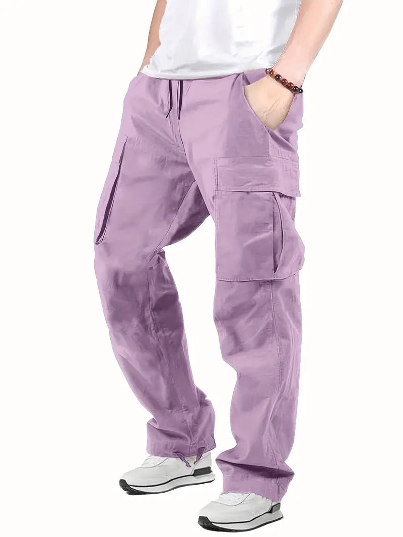 Pantalon Outdoor Relax pour Homme - Couleur Unie et Confortable
