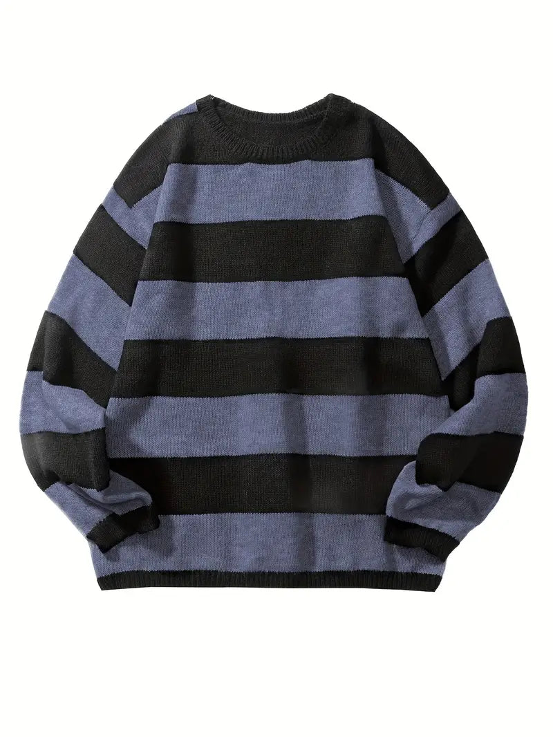 Pull à Rayures Classique pour Homme