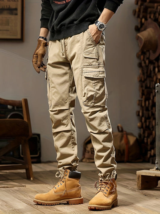 Pantalon Cargo Homme Résistant - Taille Slim avec Poches Multiples - LuxeStyle
