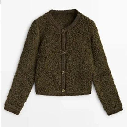 Cardigan Chic Boutonné pour Femme