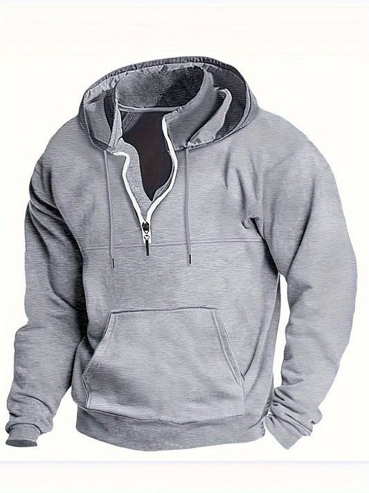 Sweat à capuche streetwear avec poches côtés - BlxckFR