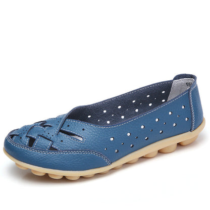 Sandales Femmes Cuir Douces et Confortables
