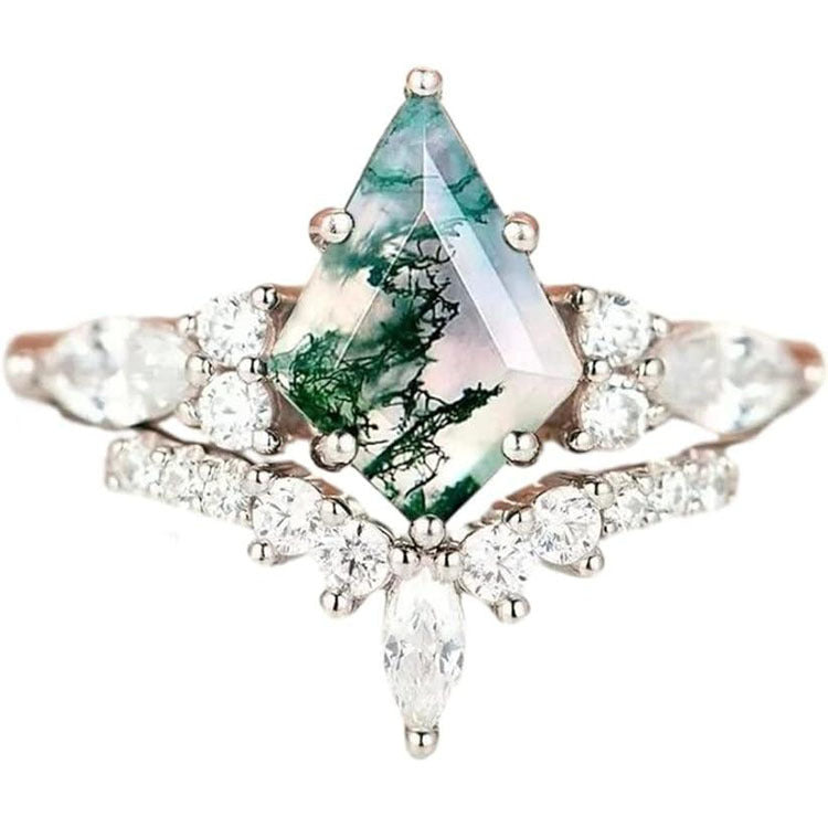 Bague Élégante avec Pierre Précieuse pour Femme