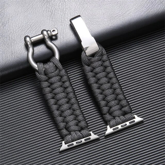 Bracelet Sport pour Apple Watch - Étui Cuir Resistant et Réglable