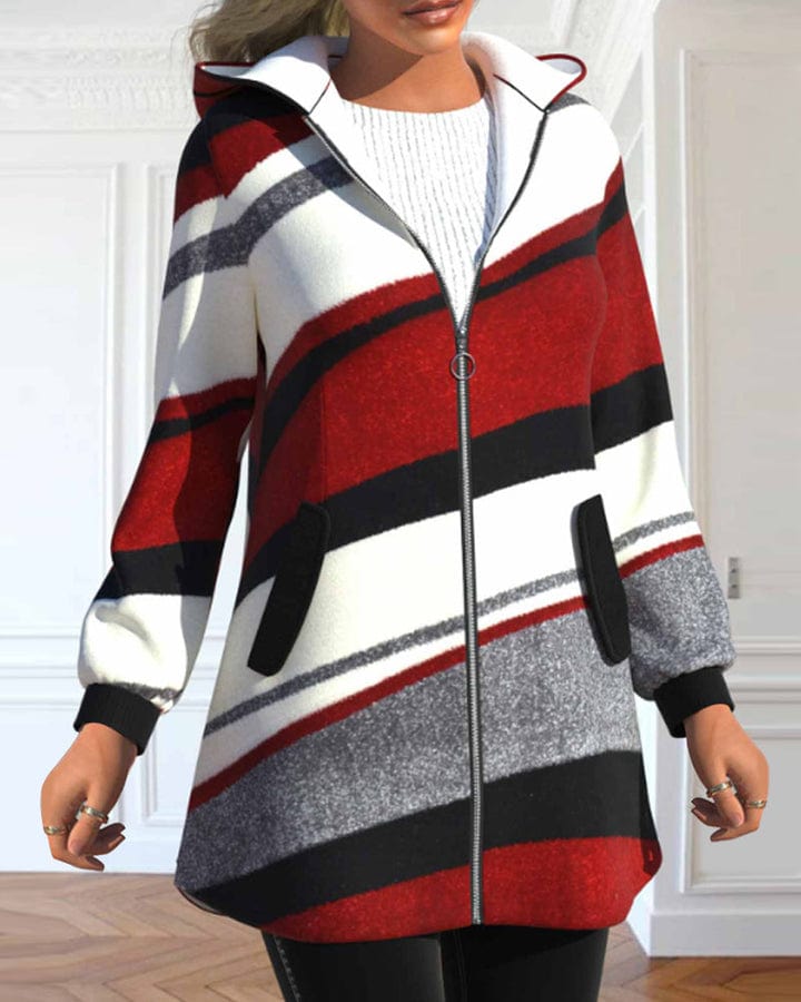 Veste Zippée Capuche Féminine pour Toutes Saisons - LuxeStyle