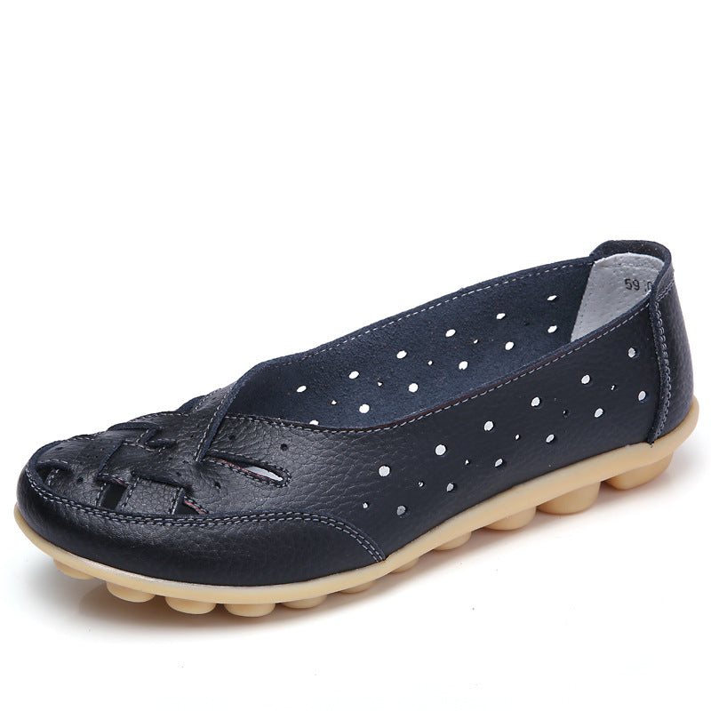 Sandales Femmes Cuir Douces et Confortables