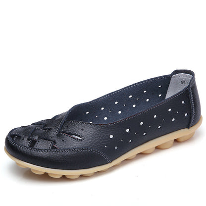 Sandales Femmes Cuir Douces et Confortables