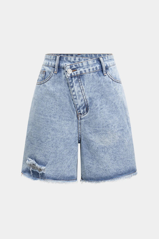 Short Jean Féminin Décontracté pour Été - LuxeStyle