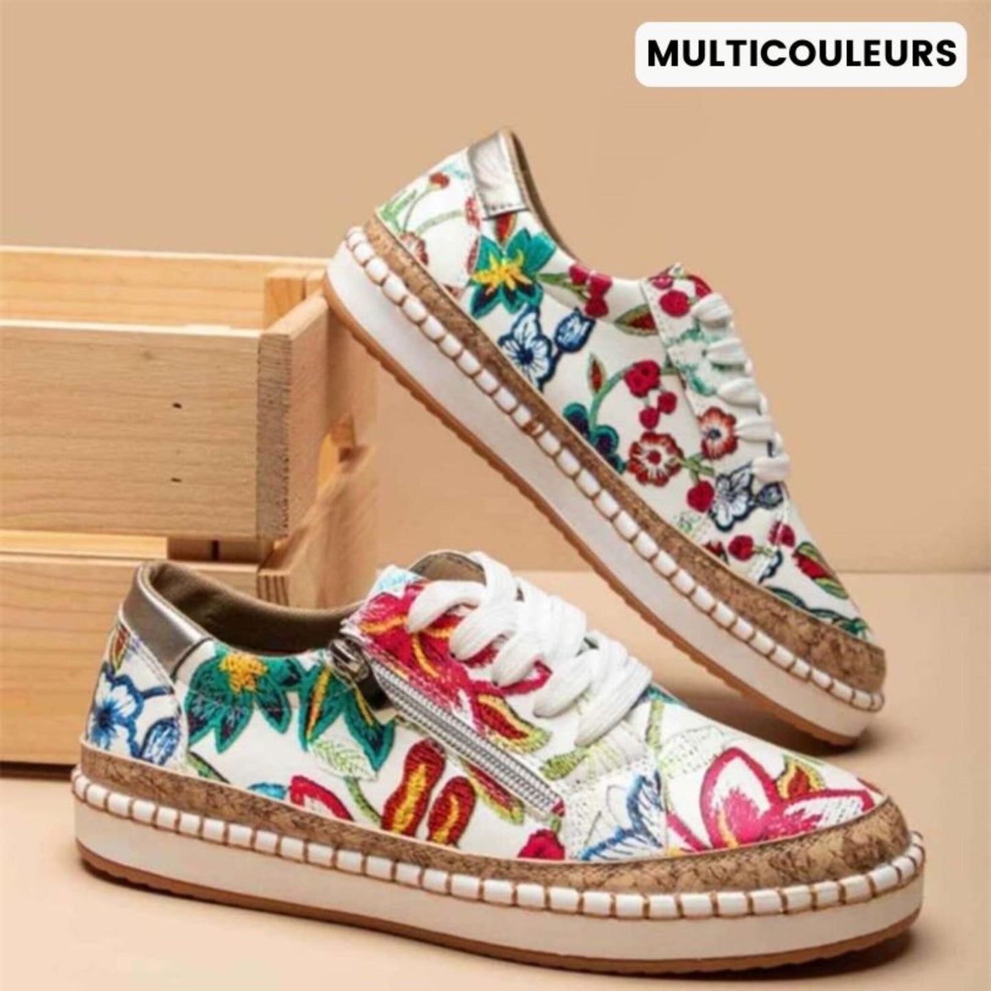 Chaussures Confortables Grande Taille avec Semelle Amortie - LuxeStyle