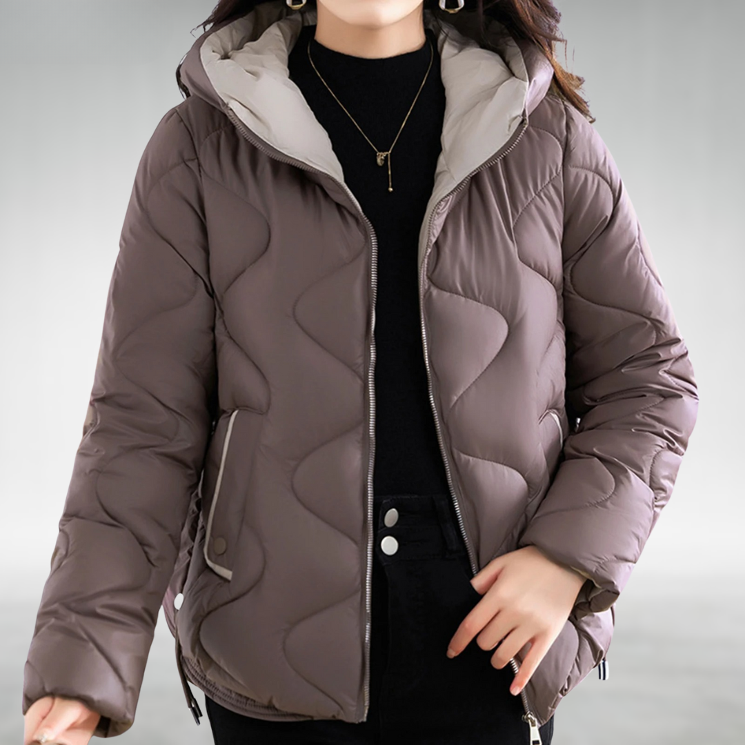 Doudoune Élégante à Capuche pour Femme | Parfaite pour l'Hiver