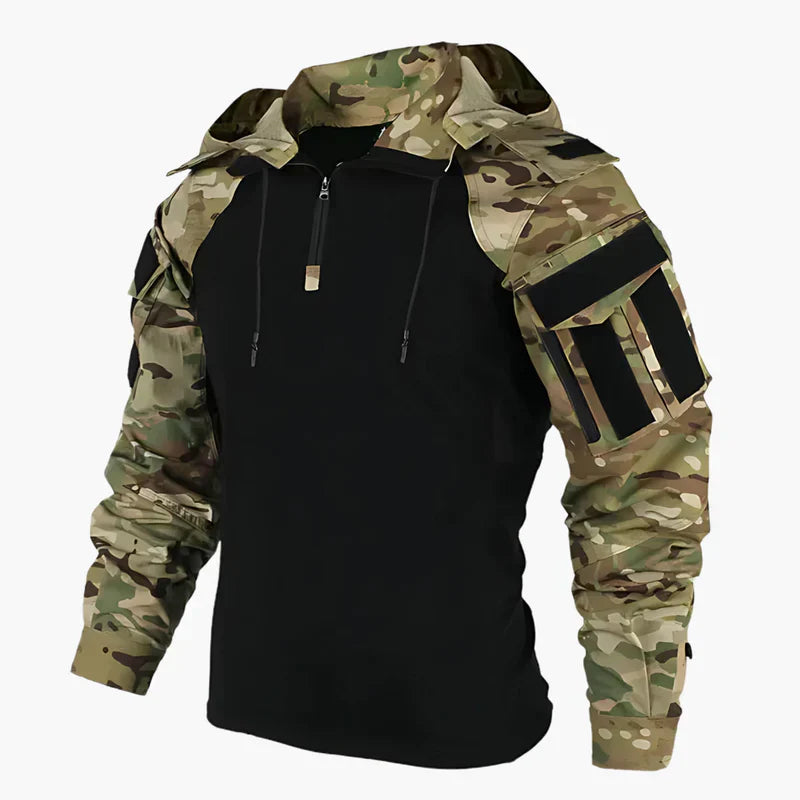 Veste de Chasse Polycoton avec Poches Multiples pour Homme