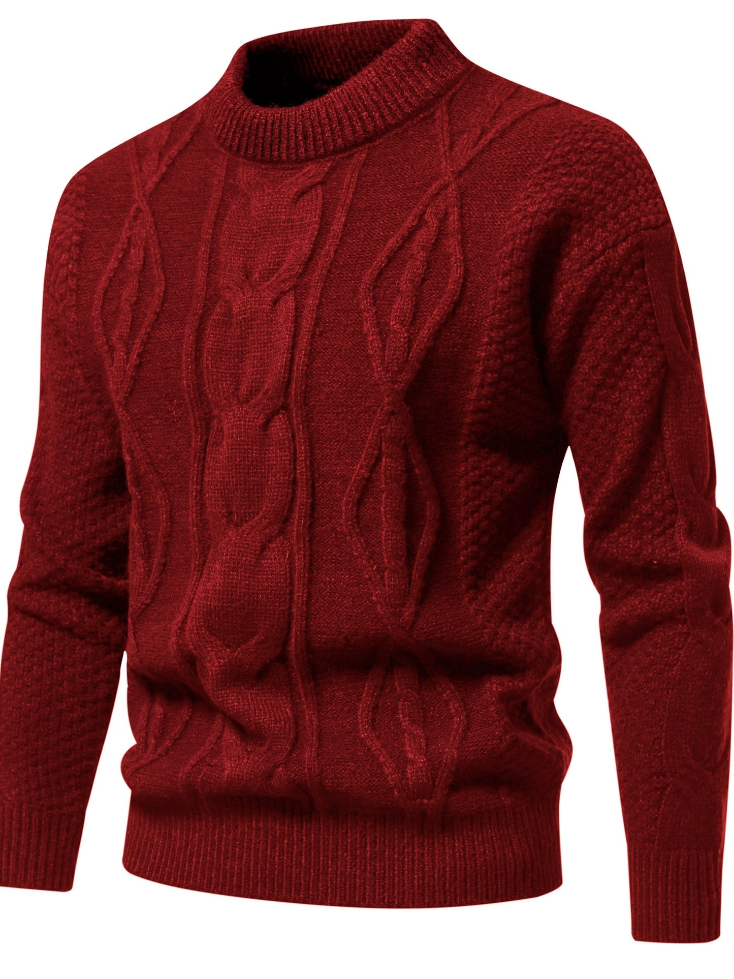 Pull en laine épais Marine pour Homme