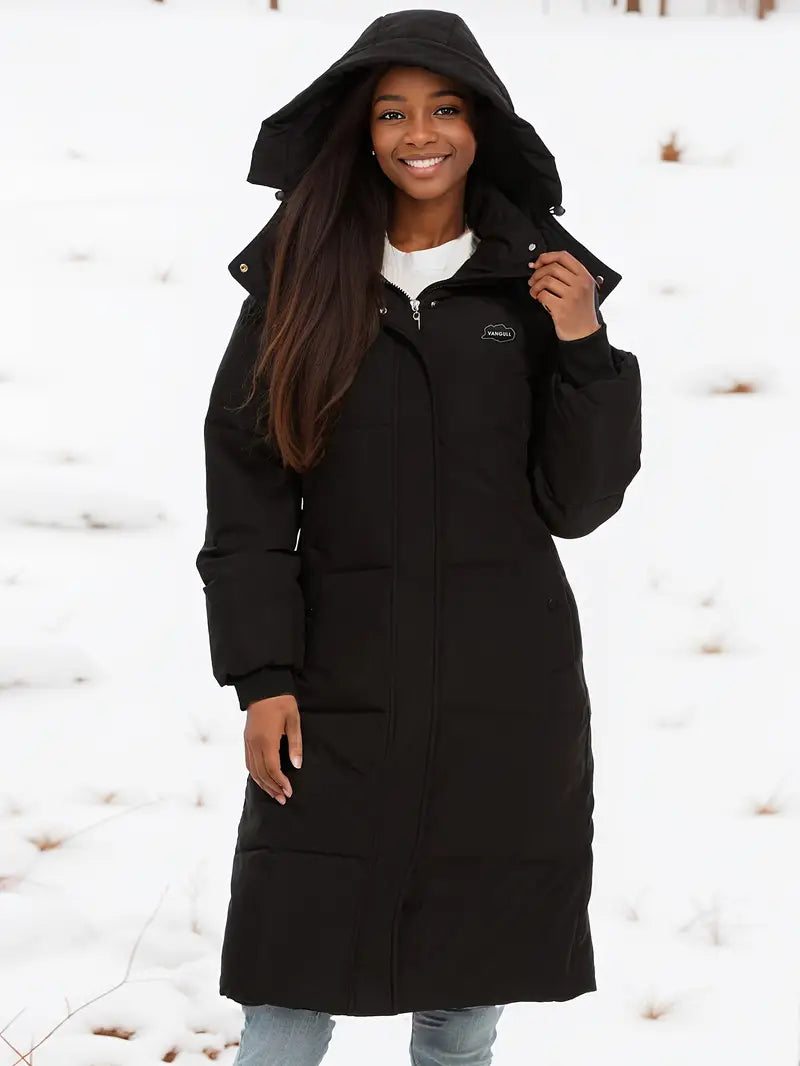 Manteau Femme Hiver avec Capuche Dézipable - LuxeStyle