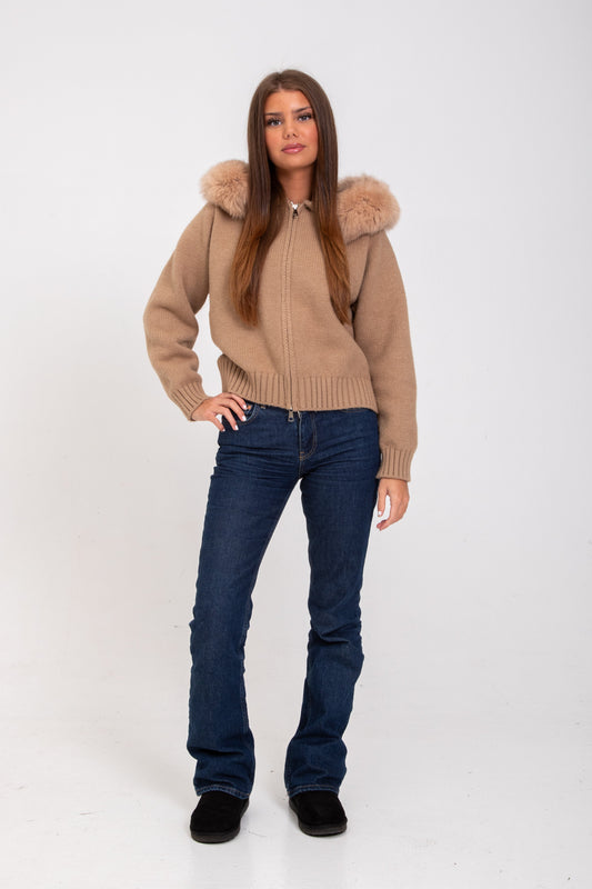 Veste Féminine Zippée Élégante pour Automne - LuxeStyle