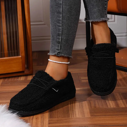 Chaussons Teddy Confort Femme - Pantoufles Élégantes et Chaudes pour Maison et Extérieur