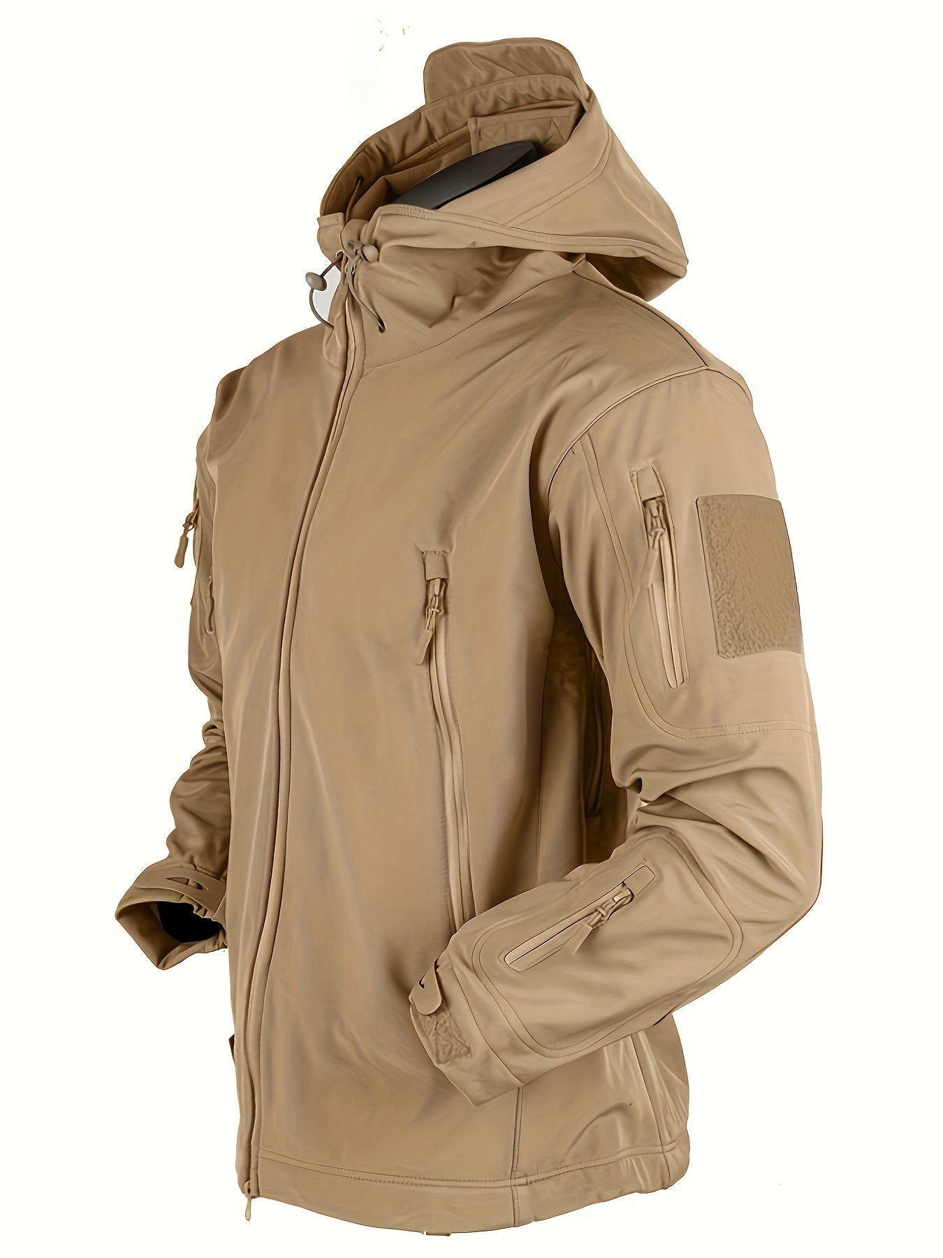 Veste à capuche zippée casual homme