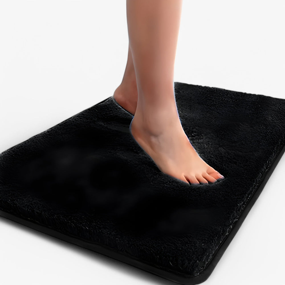 Tapis de bain moelleux et absorbant avec grande adhérence - LuxeStyle