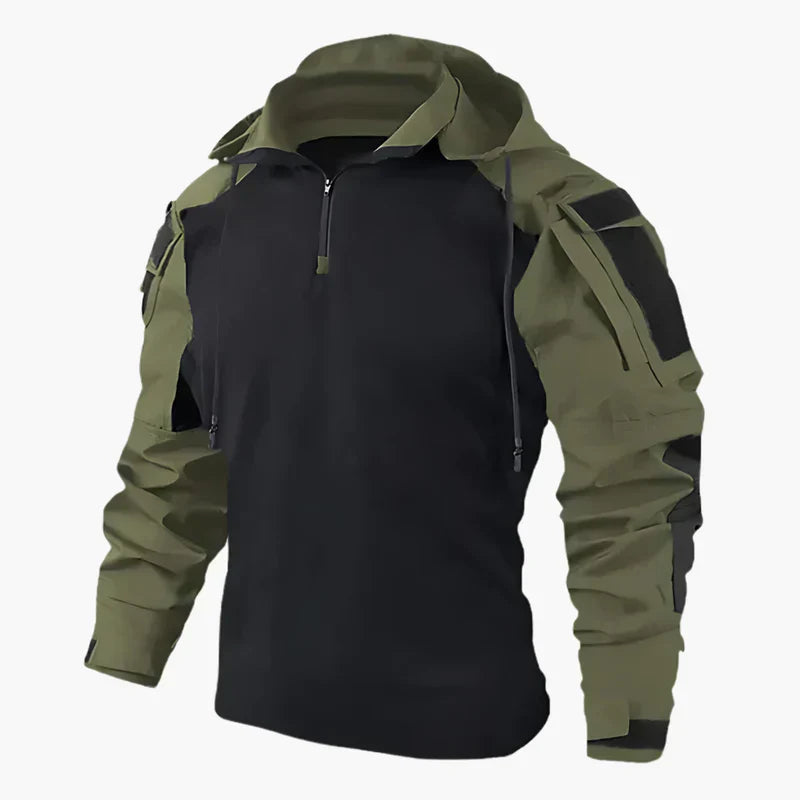 Veste de Chasse Polycoton avec Poches Multiples pour Homme - LuxeStyle