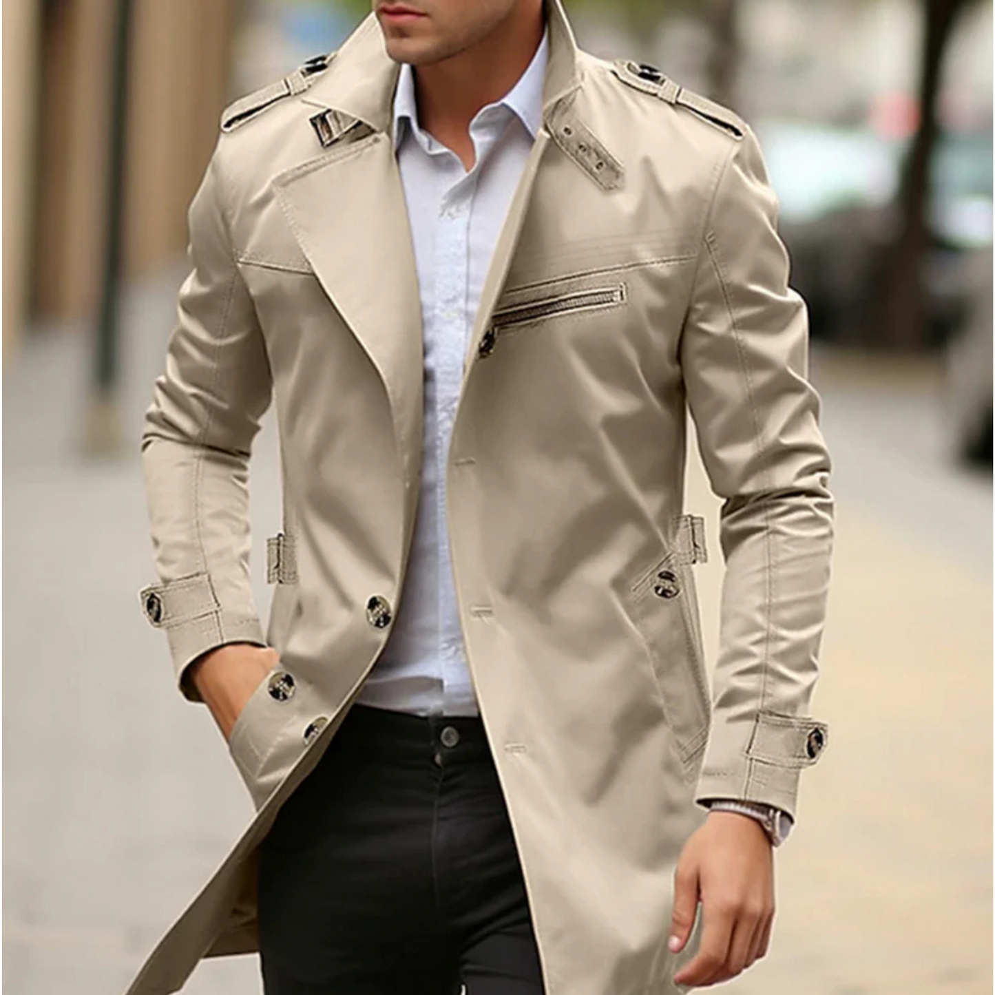 Manteau Homme Imperméable et Étanche pour Pluie