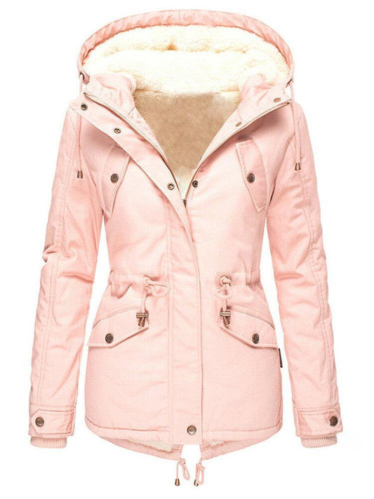 Veste Hivernale Féminine – Parka Chaud Etanche avec Capuchon & Doublure Confortable - LuxeStyle