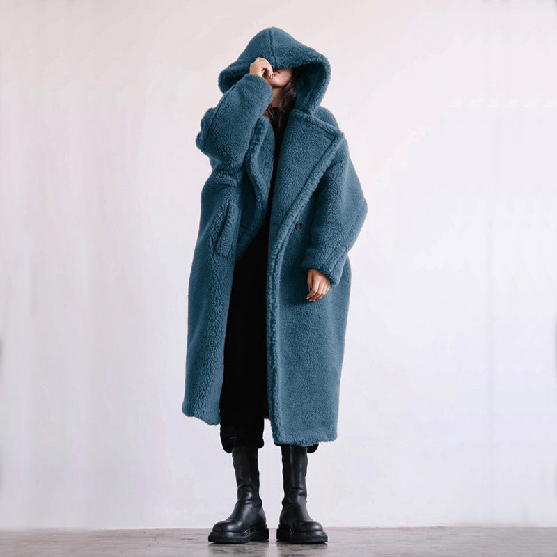 Manteau Hivernal Douillet avec Fermeture pour Femme