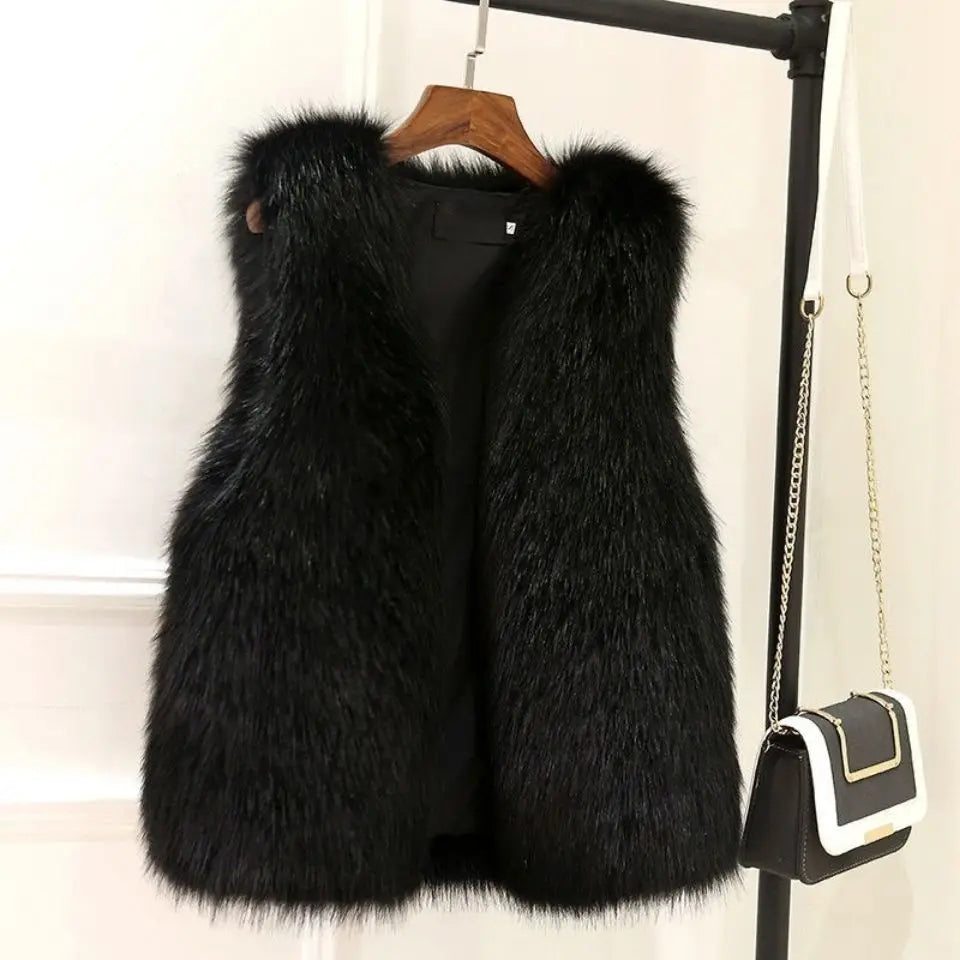 Gilet Femme Douillet Imprimé Automne Hiver