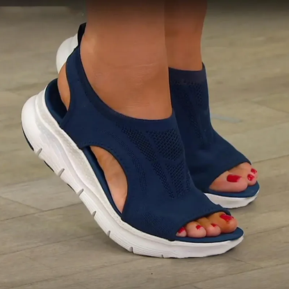 Sandales Femmes Roses à Talon Plat