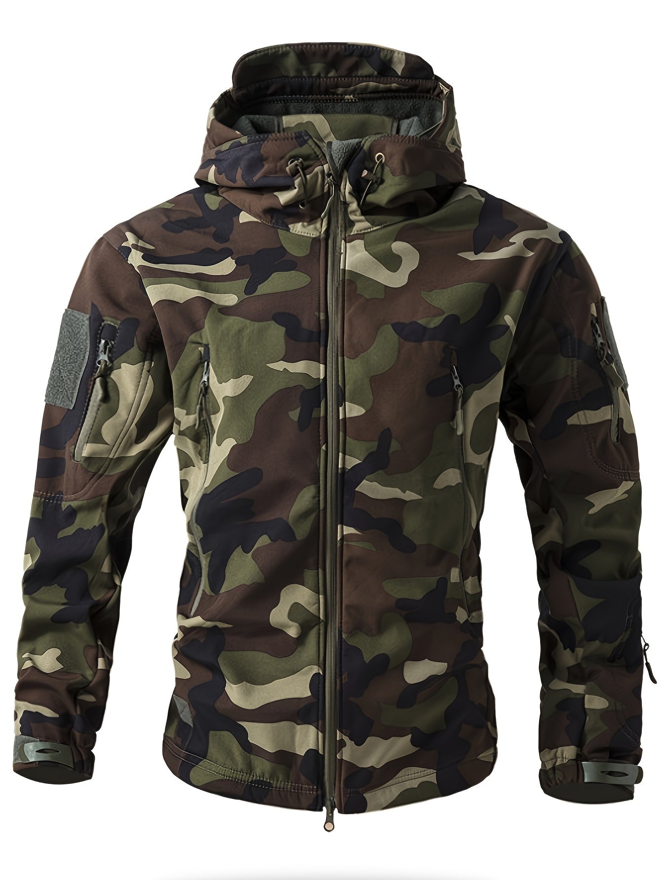 Veste à capuche zippée casual homme