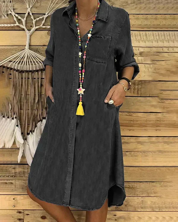 Robe Jeans Dénicheuse Confortable pour Femme