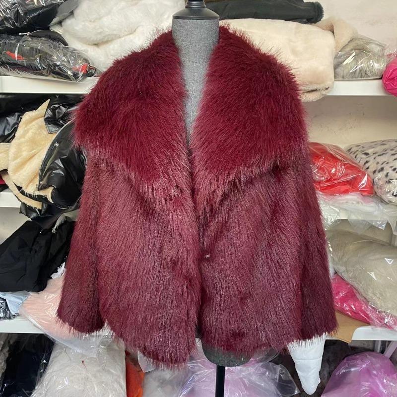 Veste Fourrure Artificielle Féminine Douillette