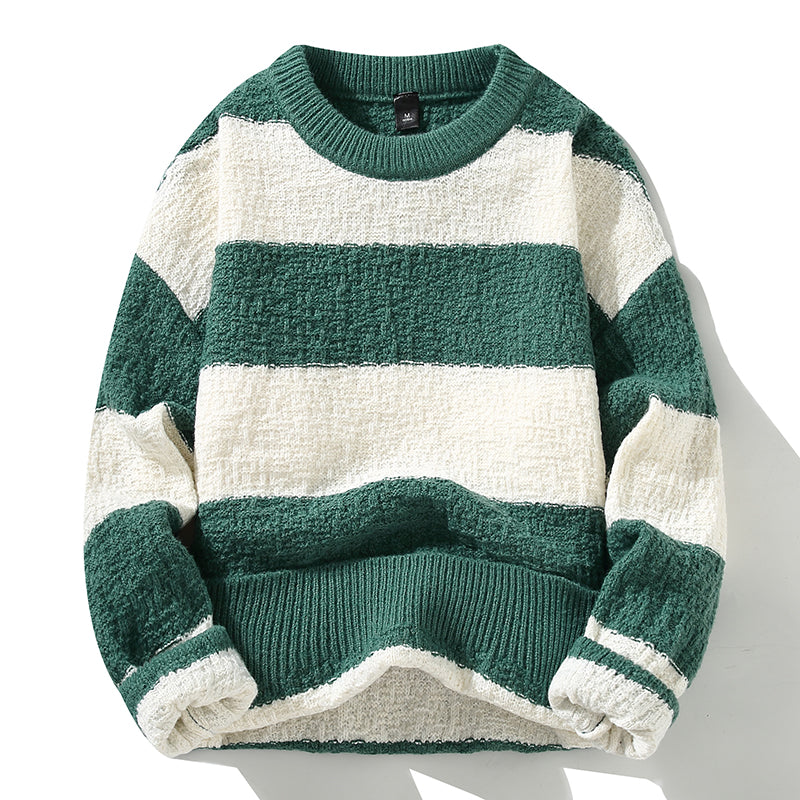 Pull Rayé Classique pour Homme et Femme