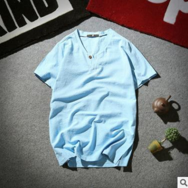 T-shirt Homme Décontracté Manches Courtes Élégant