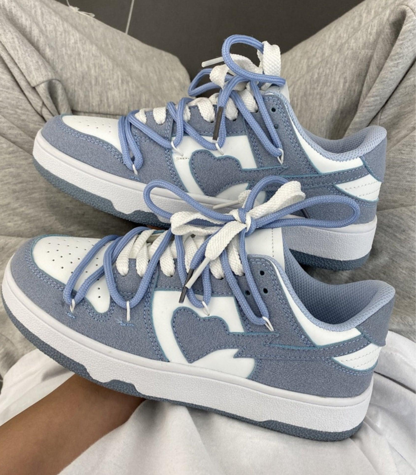 Journee™ – Baskets Femme Confortables avec Design en Cœur Élégant