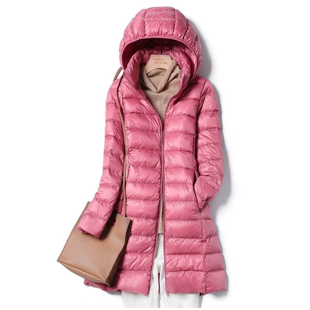 Manteau Femme Hiver Douillet avec Capuche Enlévable