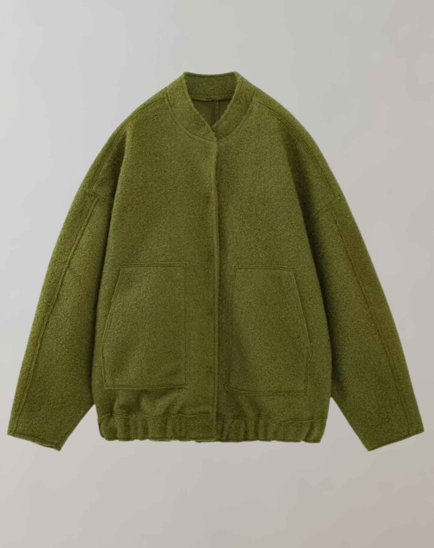 Blouson Bomber Décontracté À Fermeture Éclair