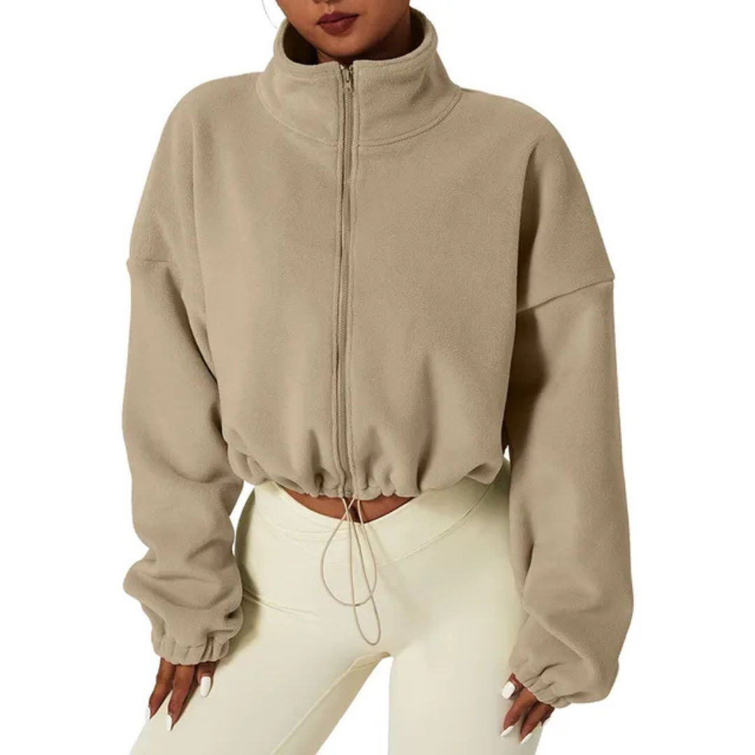 Veste Polaire Élégante Femme Hiver