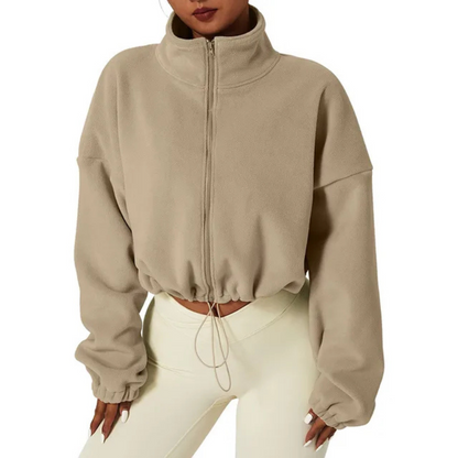 Veste Polaire Élégante Femme Hiver
