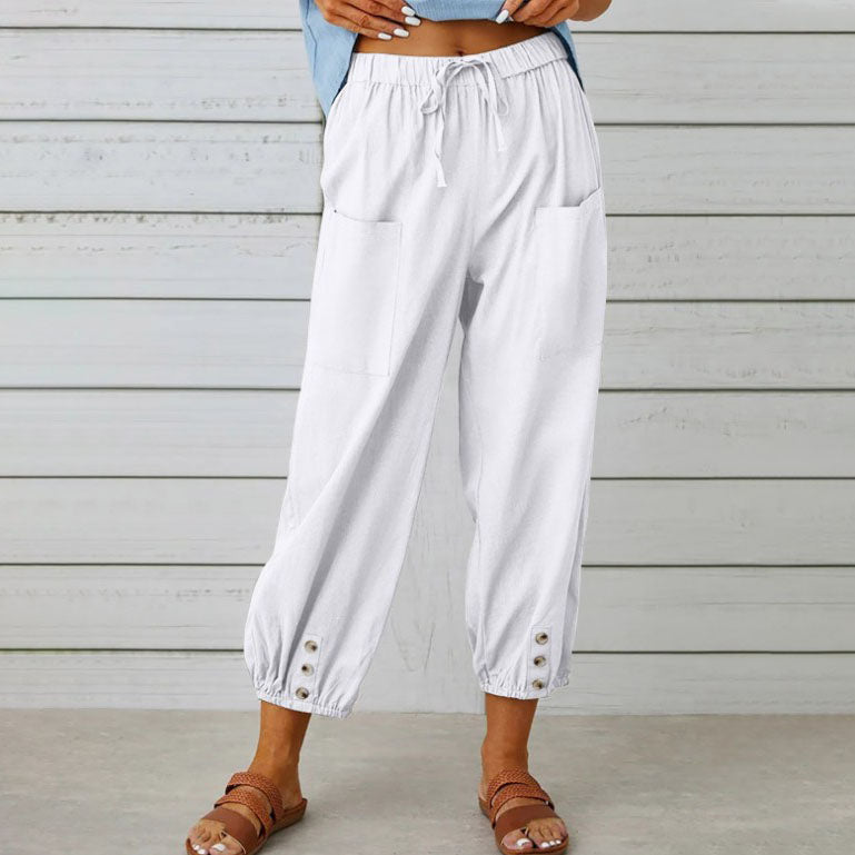 Pantalon Large décontracté femme