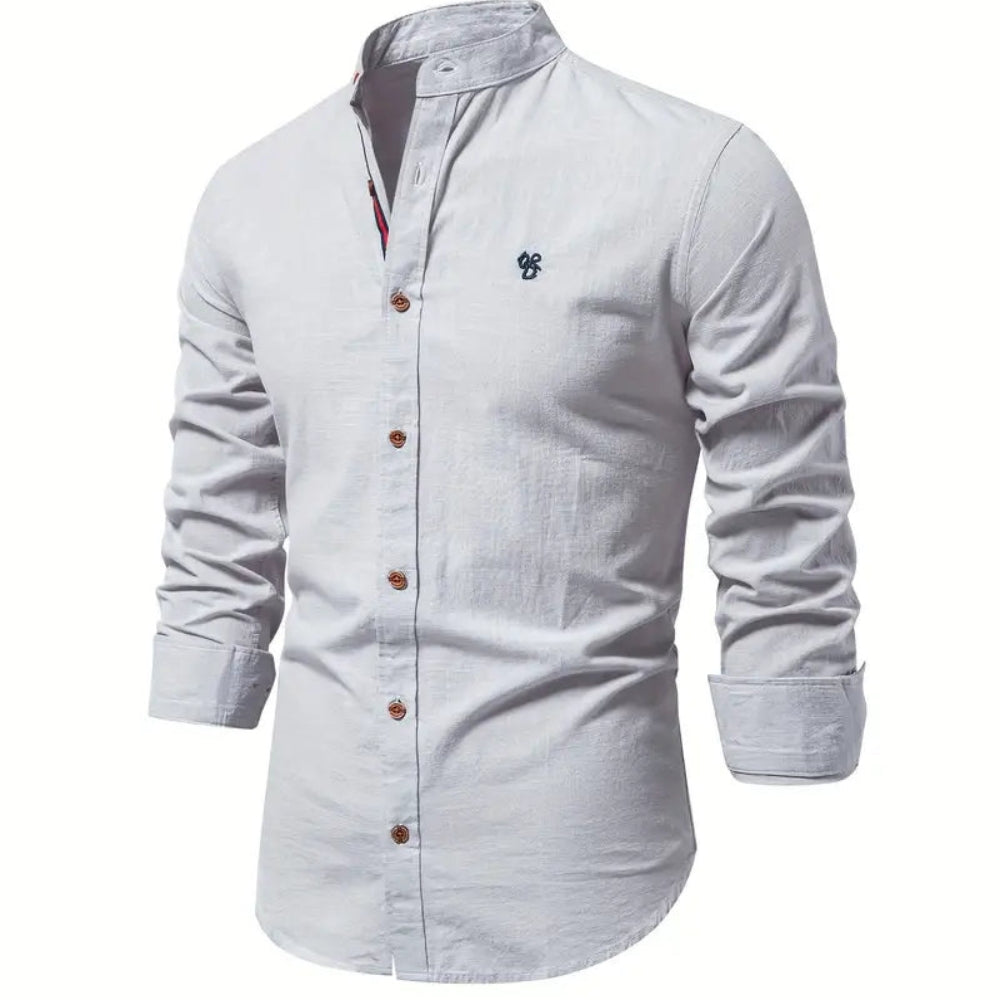 Chemise Relaxe à Manches Longues pour Homme
