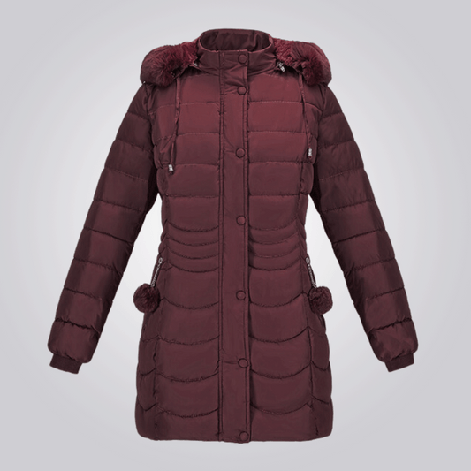 Manteau Hiver Femme avec Capuche Détachable - LuxeStyle
